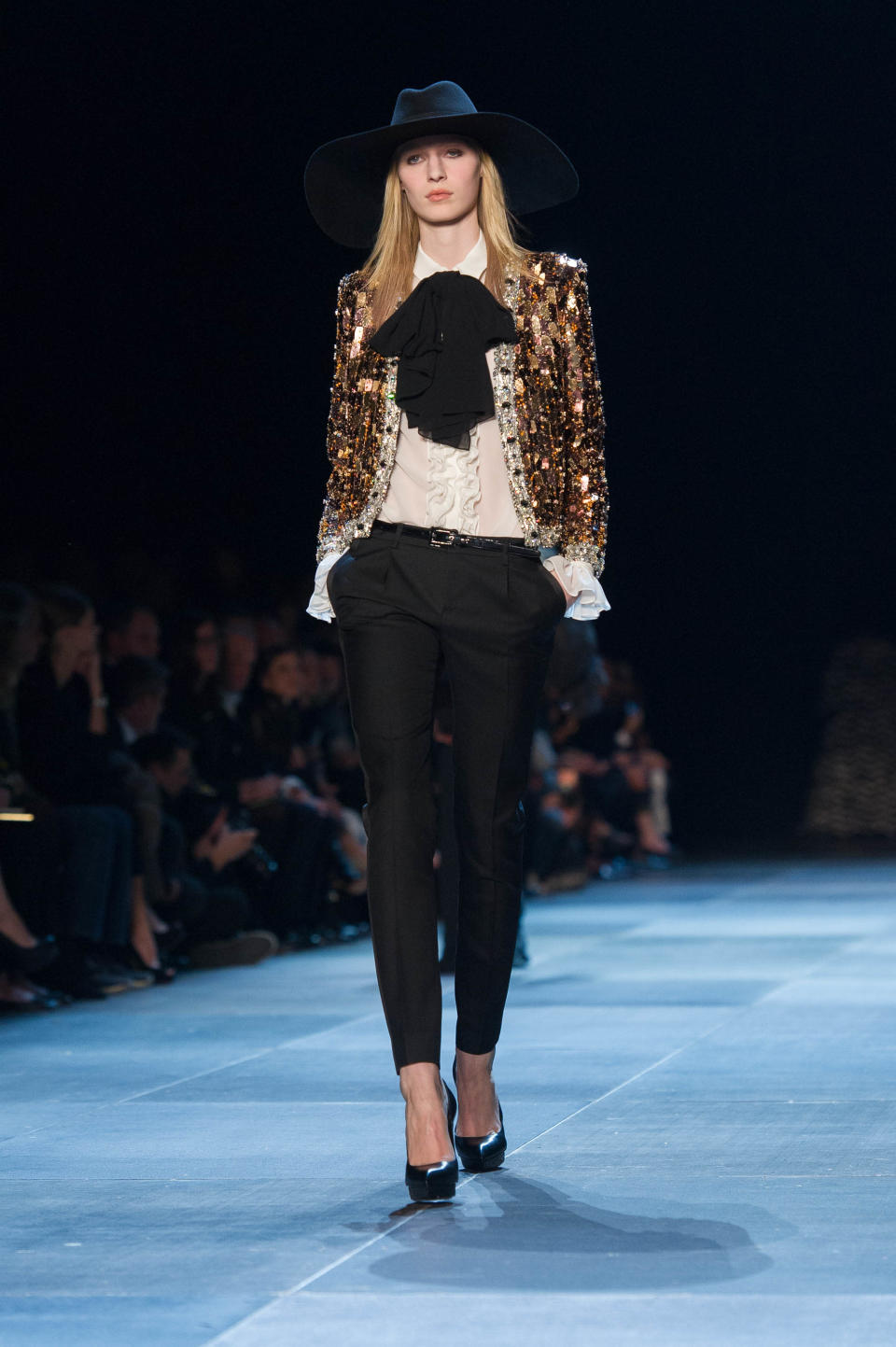 Défilé Saint Laurent collection printemps/été 2013.