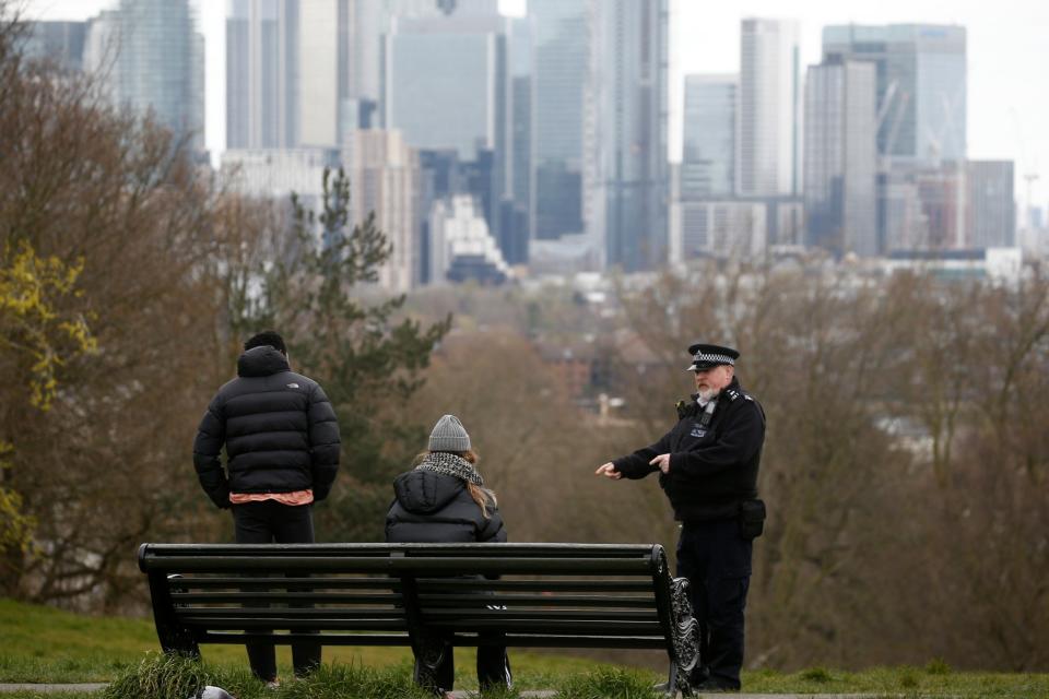 Police were given new powers to serve on the spot fines. (REUTERS)