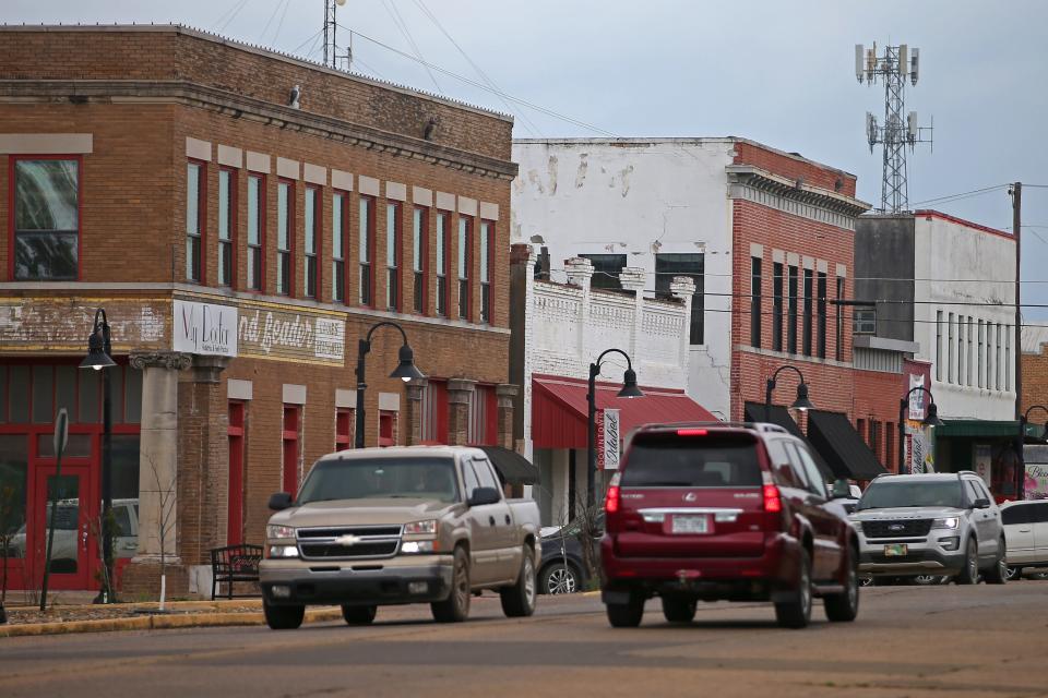 Downtown Idabel, Okla., is pictured on Thursday, April 20, 2023.