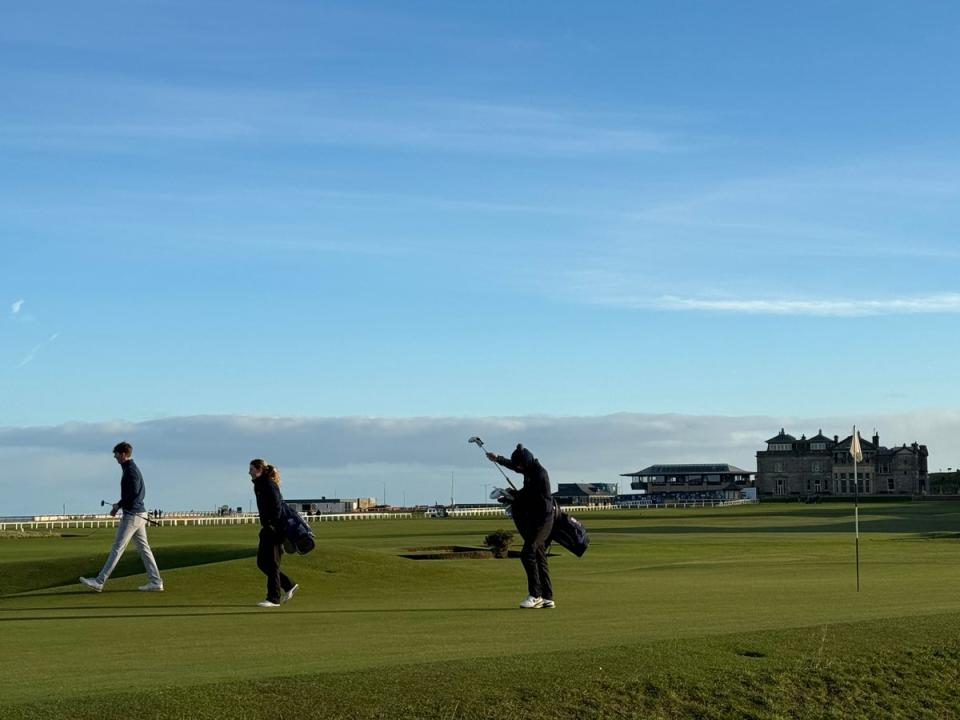 Where golf began: it’s hard to pass up the opportunity for a few holes on the Old Course (Robin McKelvie)