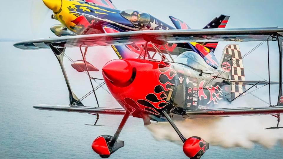 Skip Stewart's Prometheus biplane