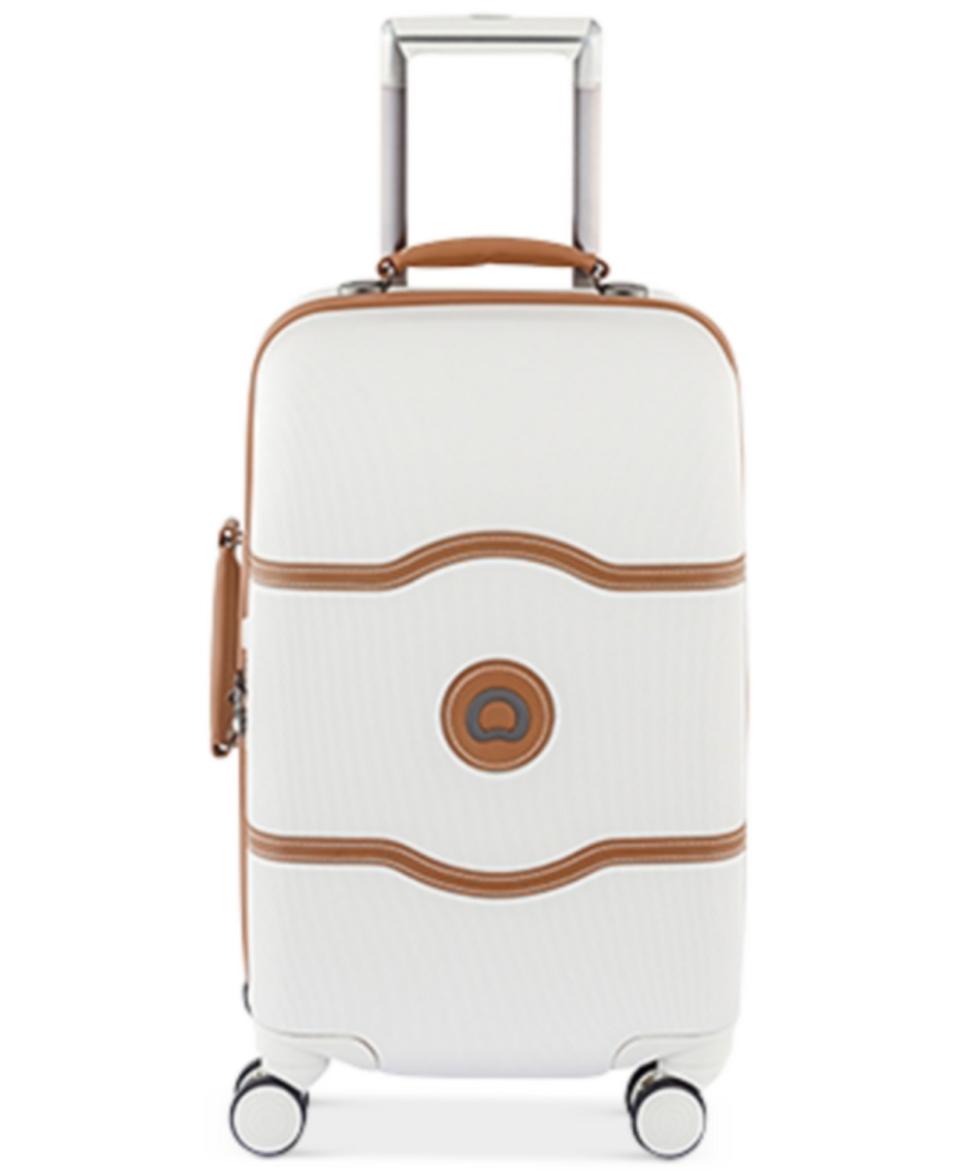 Delsey Chatelet Plus 21″ Carry-On Hardside Spinner Suitcase (Photo: Macy’s)