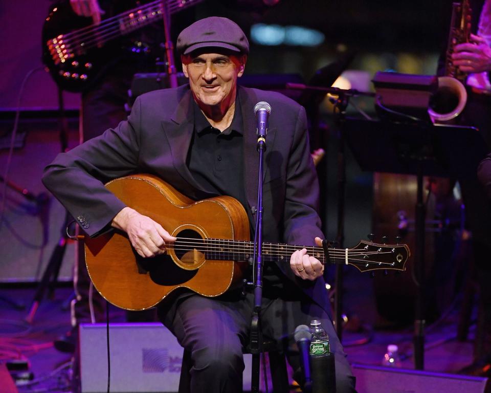 NEW YORK, NEW YORK - JANUARY 28: James Taylor performs at 