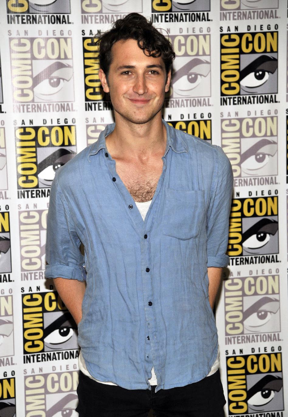 Ben Lloyd-Hughes attends the "Divergent" press line on Day 2 of Comic-Con International on Thursday, July 18, 2013 in San Diego, Calif. (Photo by Chris Pizzello/Invision/AP)