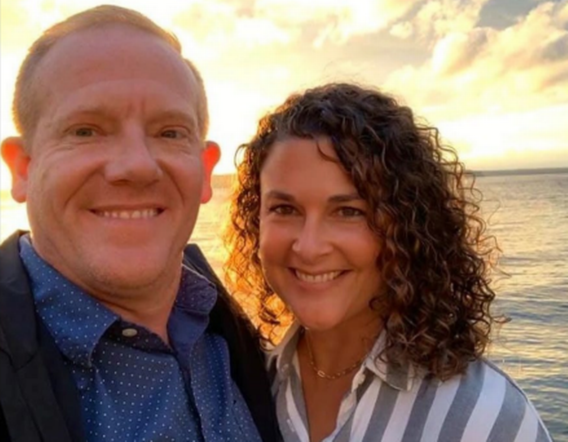 Scott Christensen and his wife, Holly Christensen, are pictured in an image uploaded to Holly’s Facebook profile Oct. 23, 2021, according to a criminal complaint filed in U.S. District Court for the District of Columbia.