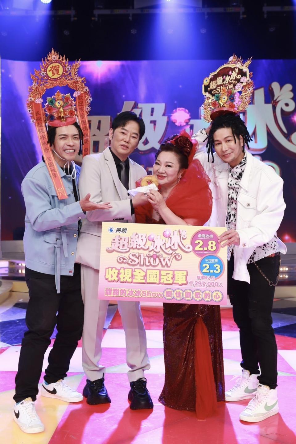 《超級冰冰Show》收視開紅盤！白冰冰「打金牌」謝神明 預告節目驚喜不斷