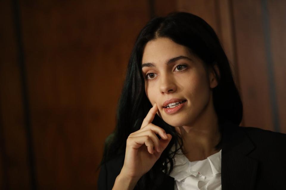 Nadya Tolokonnikova is one of the founders of Russian activist group and feminist punk band Pussy Riot —  and the co-founder of Ukraine DAO, one of the first organisations to harness the power of NFTs to raise funds for the army. (Getty Images)