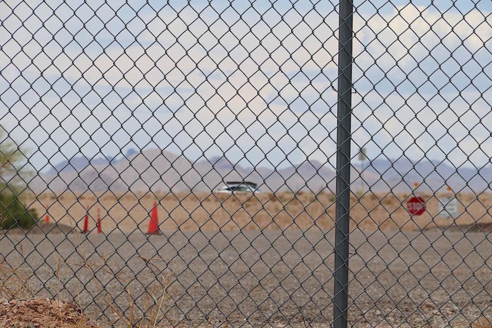 lexus rx testing at route 14 investment partners arizona proving ground