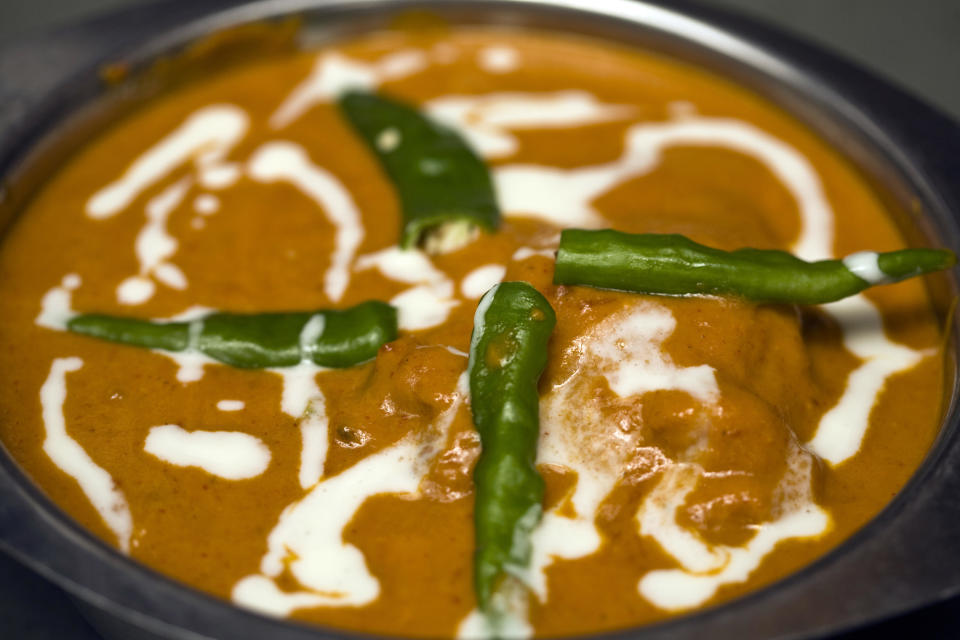 A dish of butter chicken is seen at the Moti Mahal restaurant in Old Delhi, India, in an undated file photo. / Credit: In Pictures Ltd./Corbis via Getty