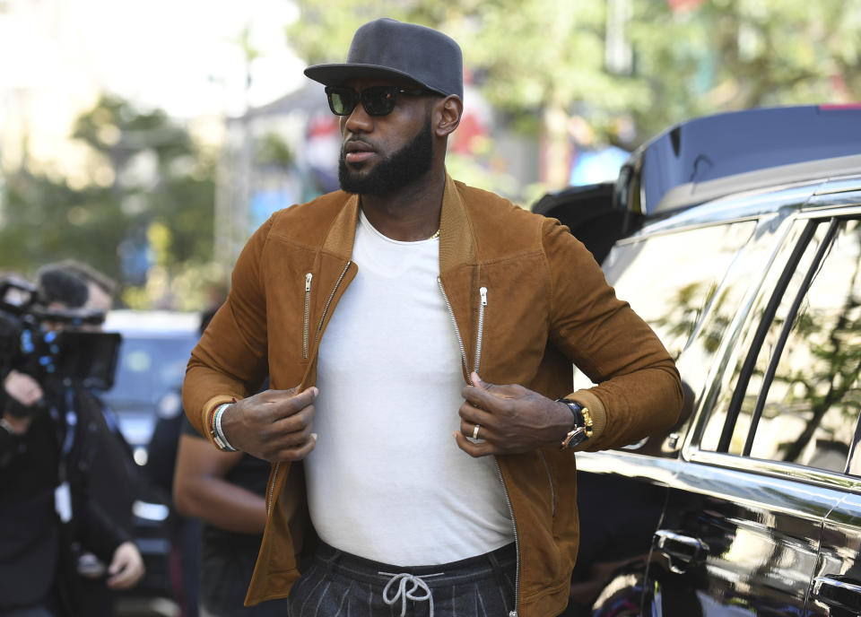 LeBron James is also supposed to star in “Space Jam 2” at some point. (AP)