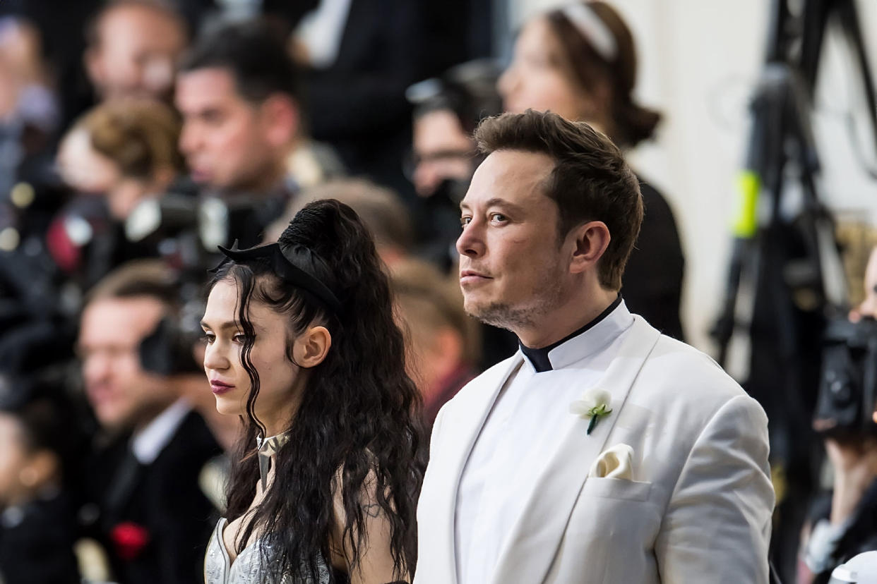 Grimes; Elon Musk Gilbert Carrasquillo/GC Images/Getty Images