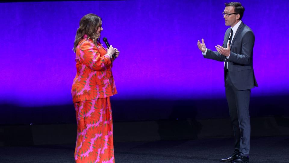 Melissa McCarthy and Tony Chambers at CinemaCon