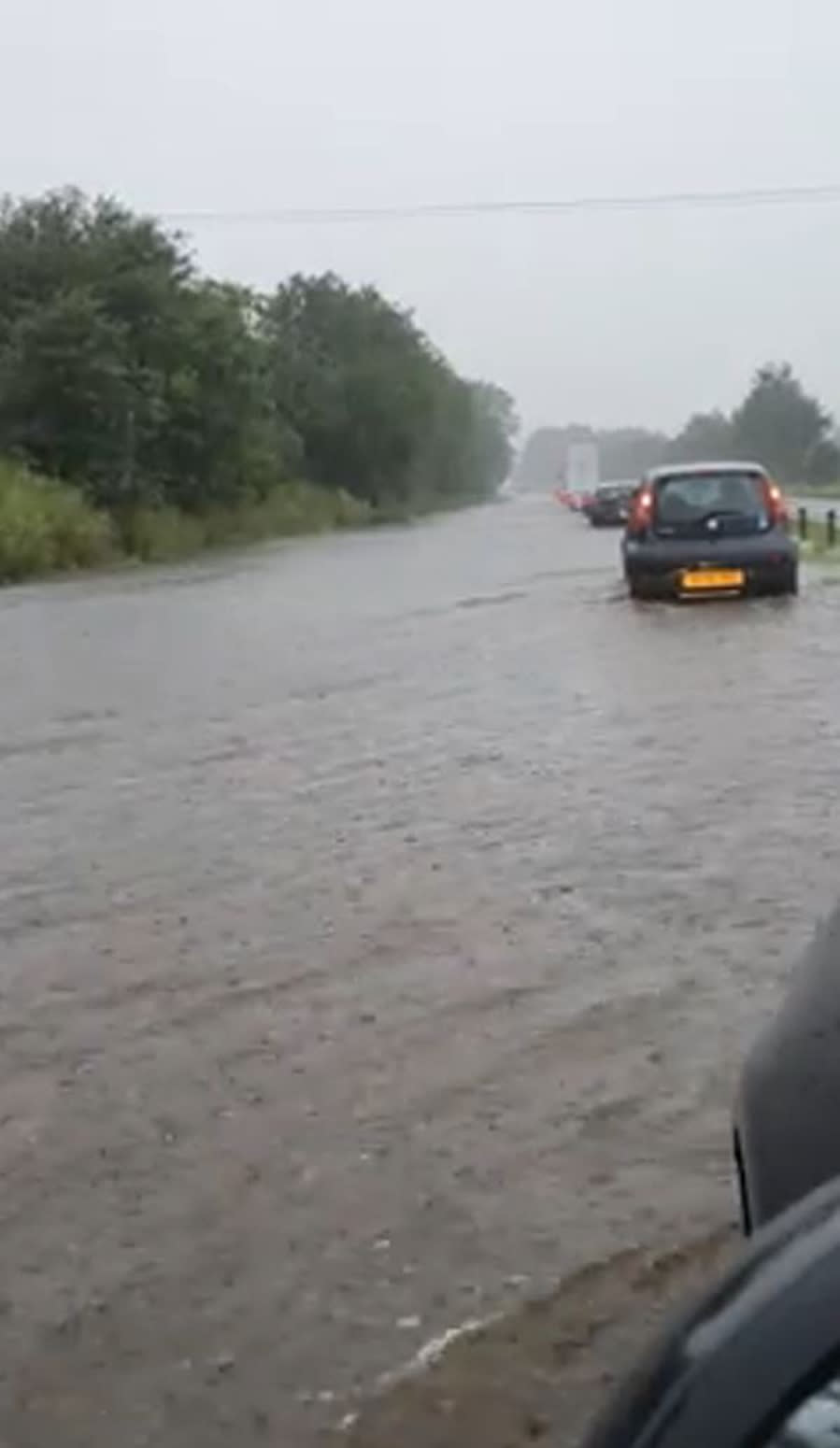 Heavy rain hits the UK