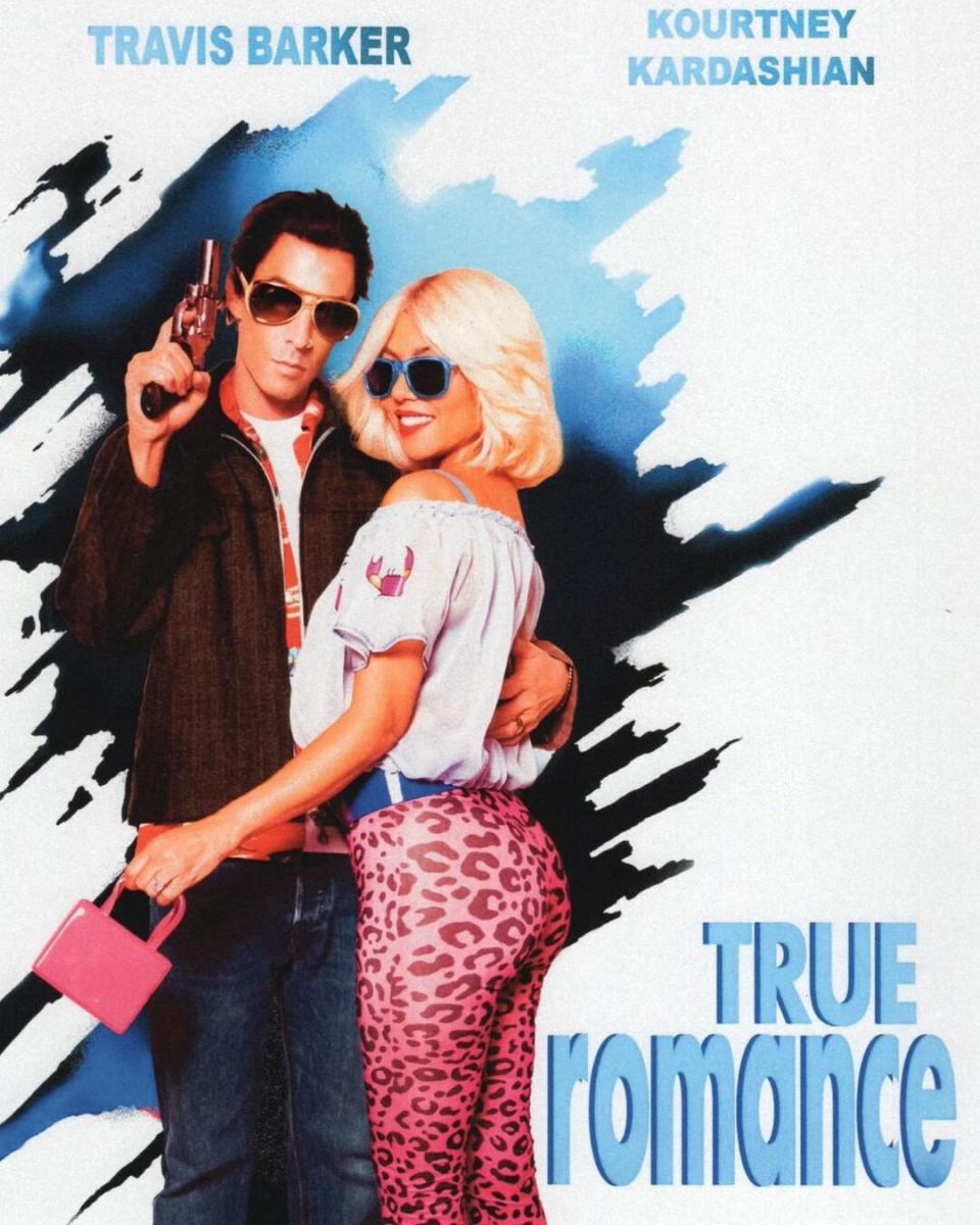 Kourtney Kardashian and Travis Barker Recreate ‘True Romance’ for Halloween