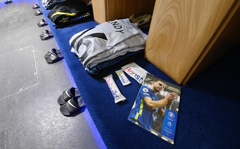 Chelsea's dressing room - GETTY IMAGES