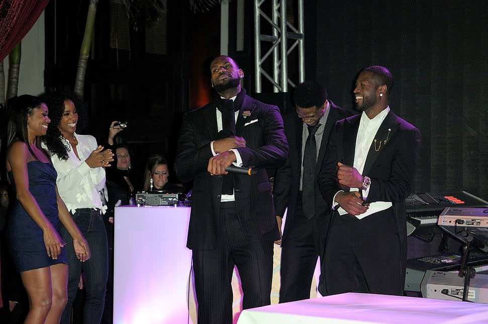 Kelly Rowland and LeBron James