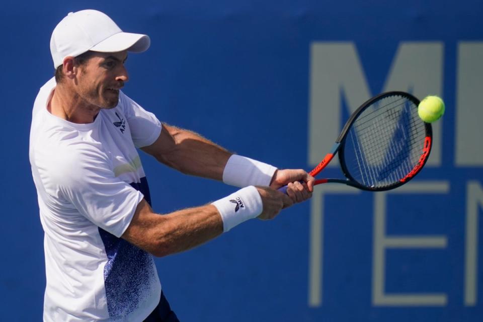 Andy Murray lost to Mikeal Ymer in his opening match at the Washington Citi Open, claiming only one set to finish 6-7 6-4 1-6 (Carolyn Kaster/AP) (AP)