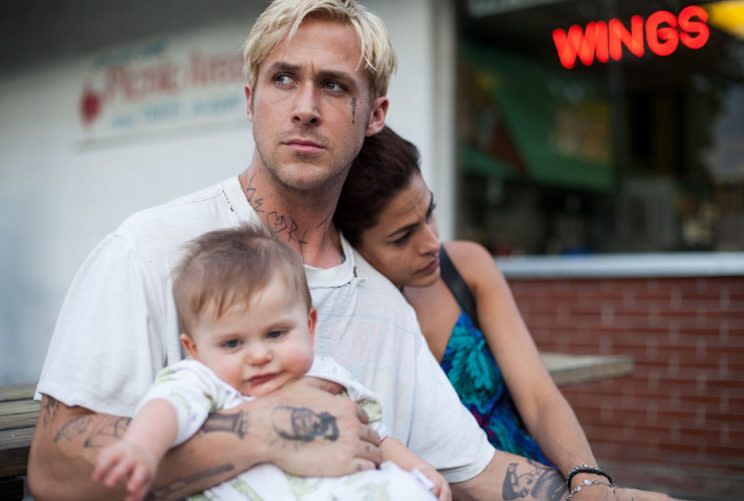 The couple met when filming The Place Beyond The Pines together Copyright: Rex