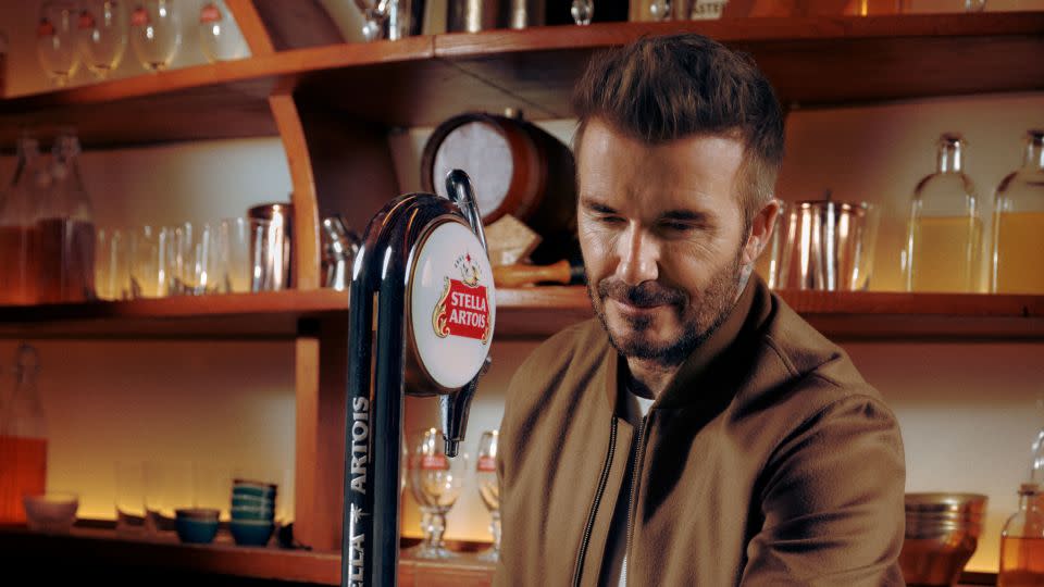 David Beckham is the new face of Stella Artois. - Stella Artois