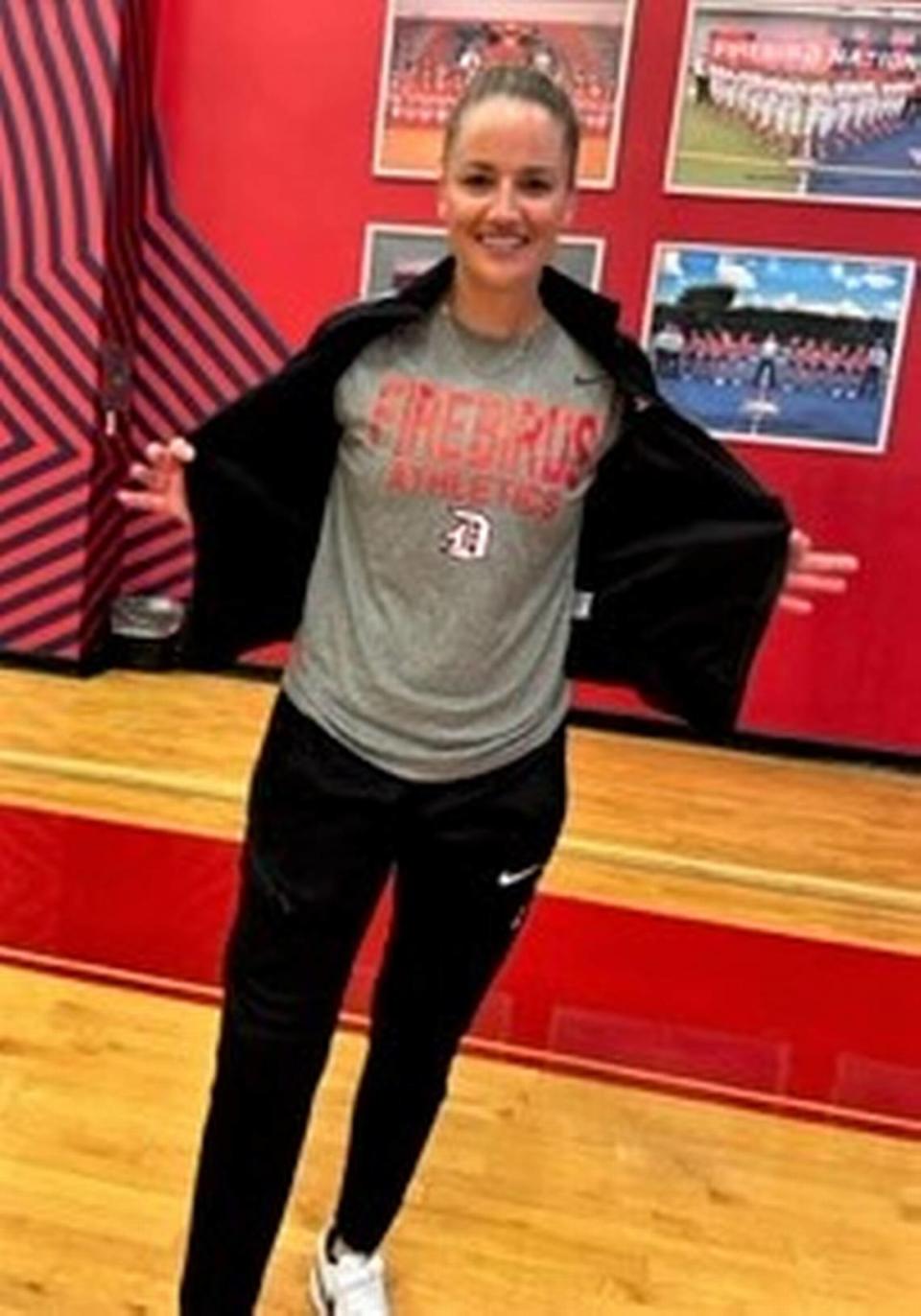 New Doral Academy girls’ basketball coach Allison Bustamante. 