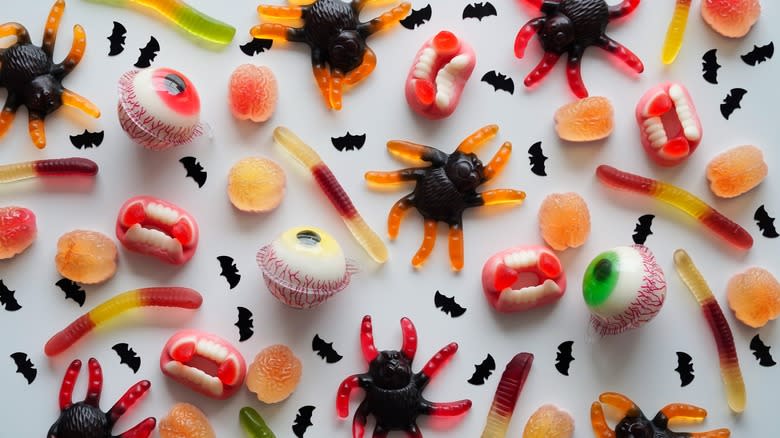 Halloween gummy candies