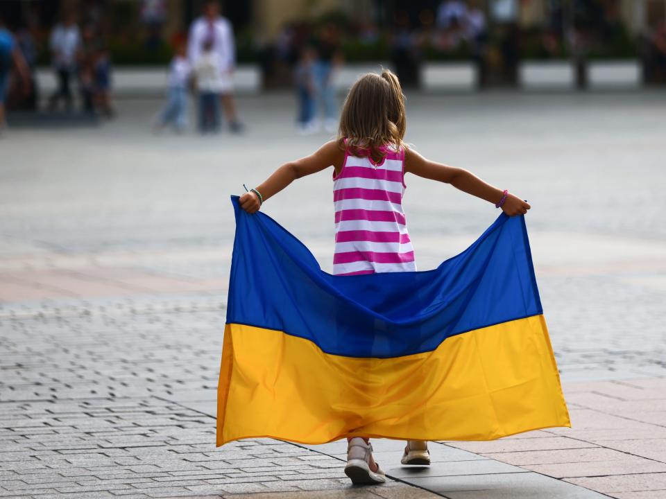 ukraine girl protest