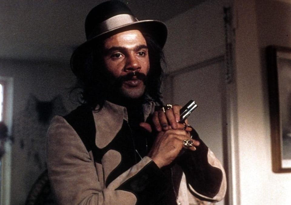 Ron O’Neal in a scene from the Warner Bros. movie, “Super Fly” (1972), which famed photographer Gordon Parks directed. (Photo by Michael Ochs Archives/Getty Images)