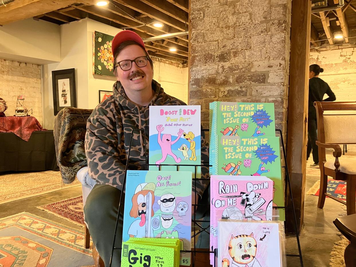 Staunton cartoonist Ryan Brosmer is organizing the inaugural Staunton Underground Comics and Zine Fest Jan. 20 at SolArt Center at the Wharf.