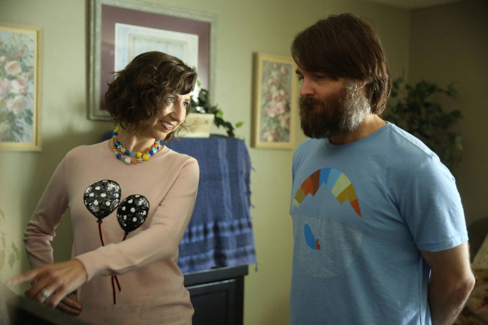 Kristen Schaal und Will Forte drehten zusammen die Postapokalypse-Comedy-Fernsehserie „The Last Man on Earth”. (Bild: Intertopics/ddp Images)