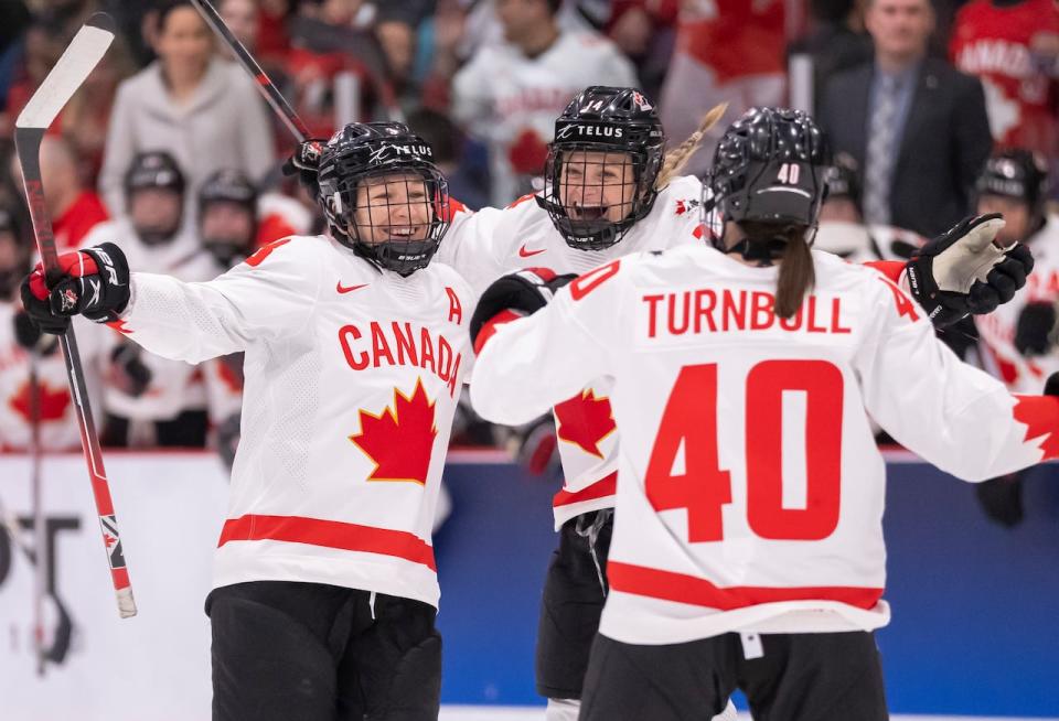 Canadian national team players Jocelyne Larocque, Renata Fast and Blayre Turnbull will be teammates on PWHL Toronto.