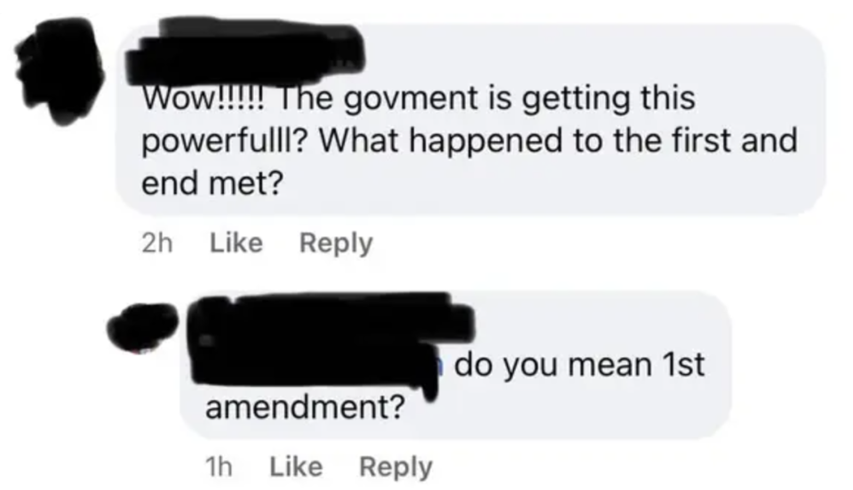 person who called an amendment a and end met