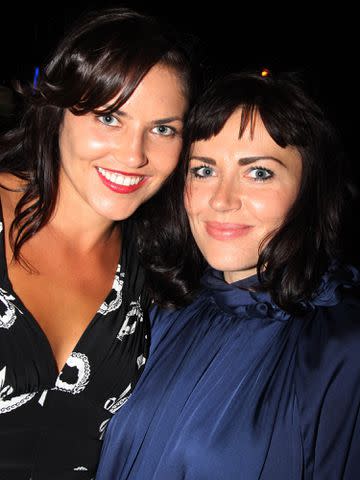 <p>Bruce Glikas/FilmMagic</p> Marika Dominczyk and Dagmara Dominczyk pose at the after party for the opening night of the revival of Arthur Miller's 'All My Sons' on Broadway on October 16, 2008.