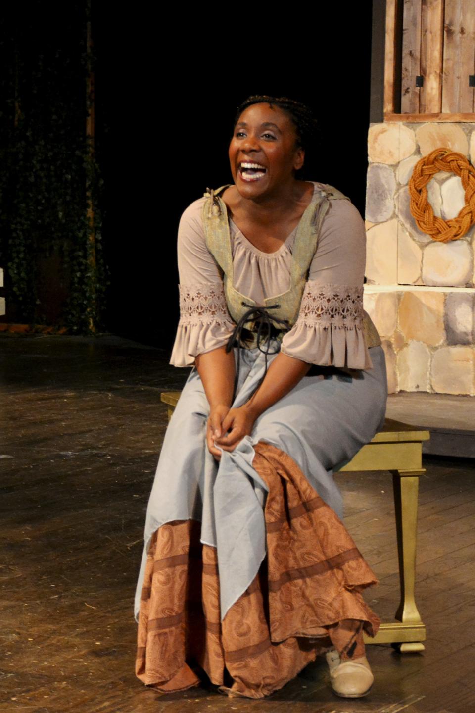 Maya Nicholson as Cinderella.