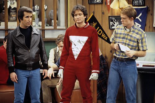 Robin Williams as Mork on 'Happy Days'