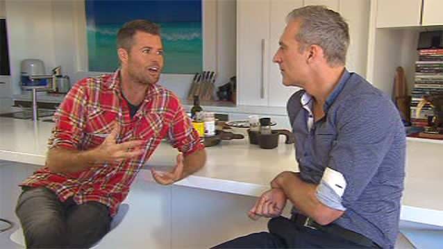 Dr Andrew Rochford asked Paleo advocate and celebrity chef Pete Evans about why he converted to the 'Paleo Way'. Photo: 7News