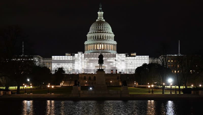 The U.S. Capitol before sunrise in Washington on Jan. 6, 2023.