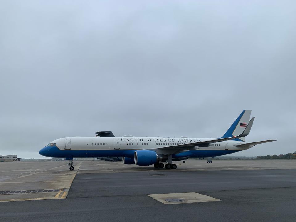 First lady Jill Biden arrived in Orange County Friday morning ahead of several scheduled visits across the Hudson Valley.