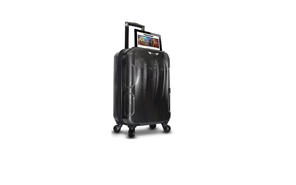 You cant go wrong with a durable carry-on that will still be in excellent shape when he or she needs to use it to come home from collegedirty laundry in towfor the weekend. This one also features a tablet holder for easy Netflix binges while waiting to board.To buy: $148; amazon.com