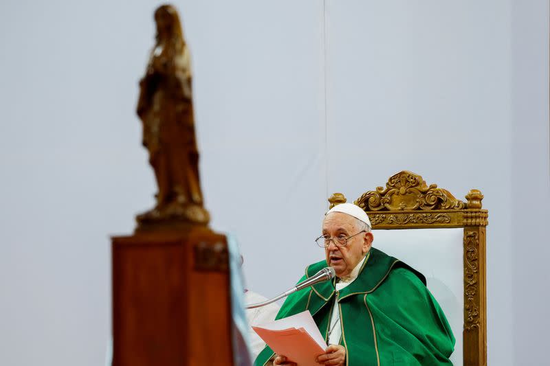 Pope Francis visits Mongolia