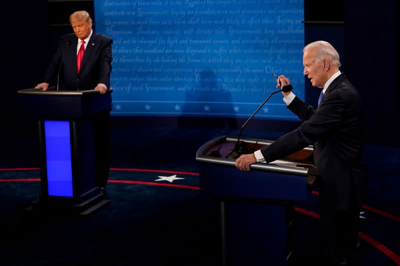 Final 2020 U.S. presidential campaign debate in Nashville