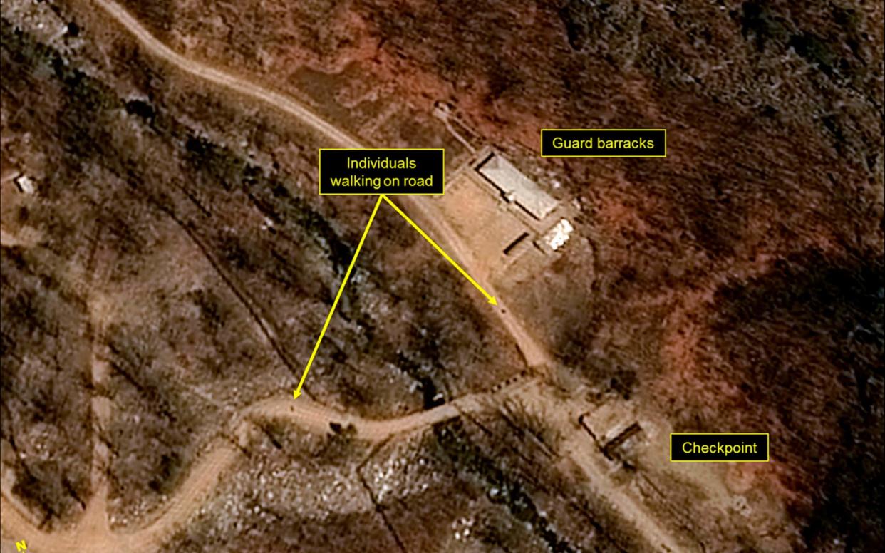 The Punggye-ri nuclear test site in North Korea - Pleiades CNES/Airbus DS/38 North/Spot Image