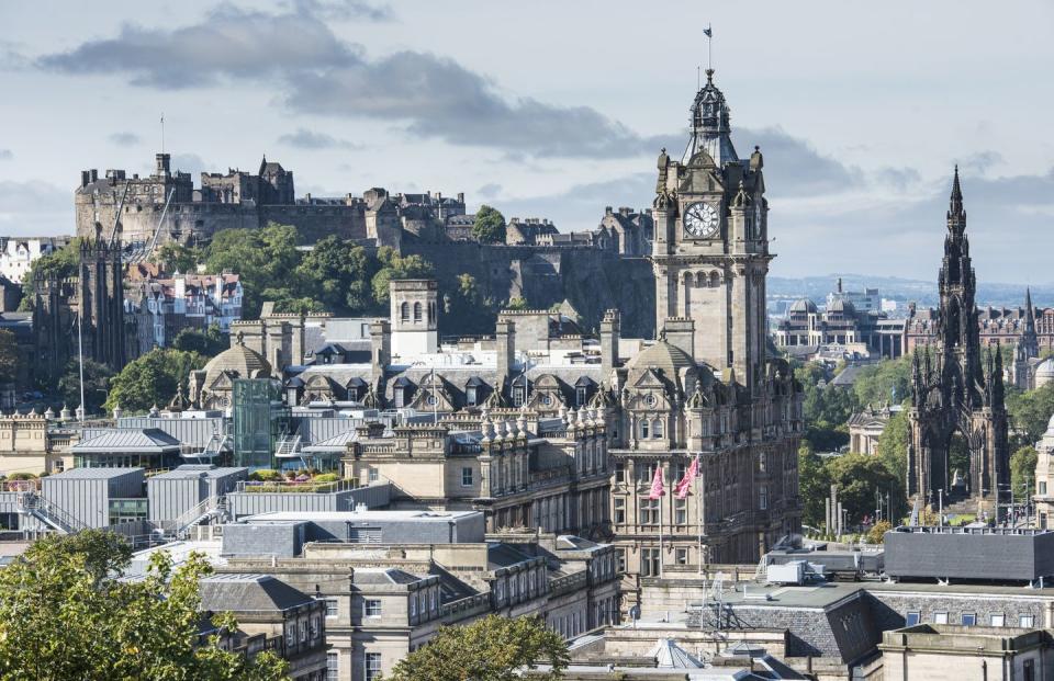 The Edinburgh skyline