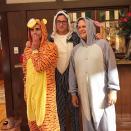 <p>After spending the day at Disneyland, the guys went home and broke out their onesies, though Stamos claimed he’d “lost a bet.” Yeah, right. (Photo: <a rel="nofollow noopener" href="https://www.instagram.com/p/BULJ9sZgQcp/" target="_blank" data-ylk="slk:John Stamos via Instagram;elm:context_link;itc:0;sec:content-canvas" class="link ">John Stamos via Instagram</a>) </p>