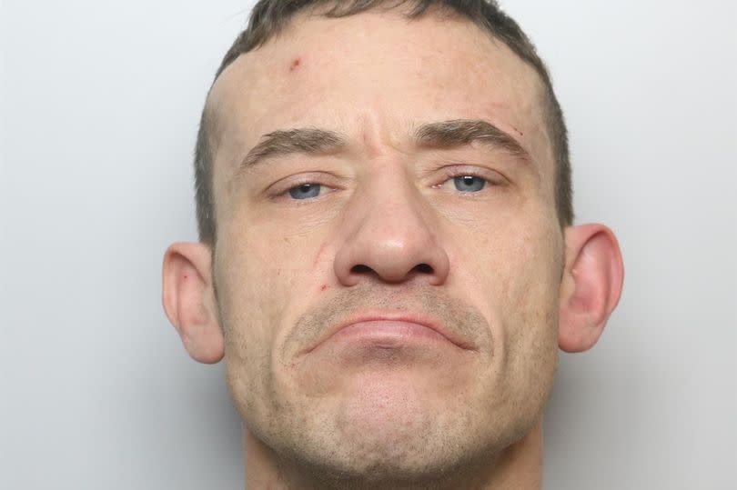 Violent Gavin Thorpe has been put behind bars