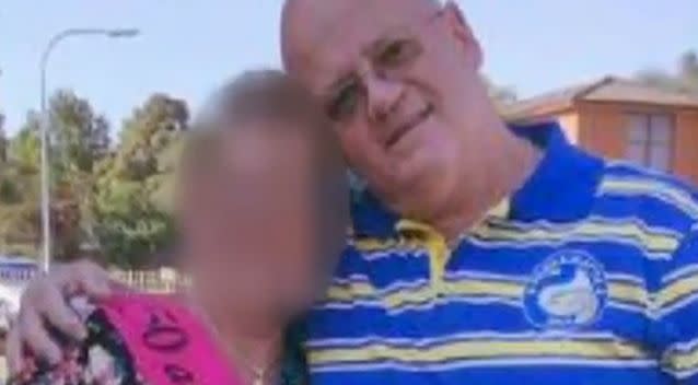 Wayne Greenhalgh, 59, sought refuge in a nearby salon. Photo: Supplied