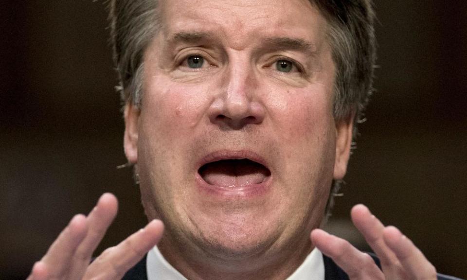 Donald Trump’s Supreme Court nominee, Brett Kavanaugh testifies before the Senate Judiciary Committee on Capitol Hill in Washington.