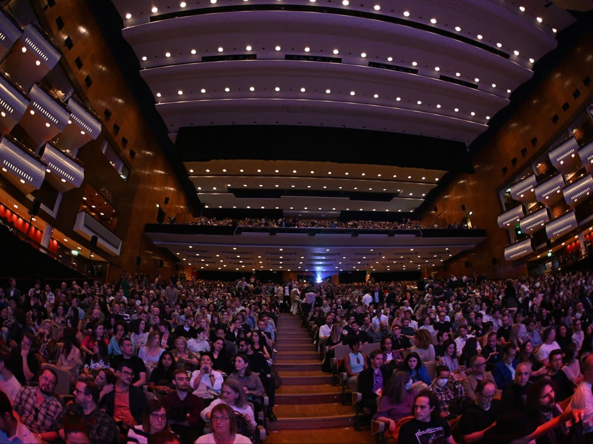 A general view ahead of the ‘Killers of the Flower Moon’ headline gala premiere during the 67th BFI London Film Festival at The Royal Festival Hall on 7 October 2023 in London, England (Jeff Spicer/Getty Images for BFI)