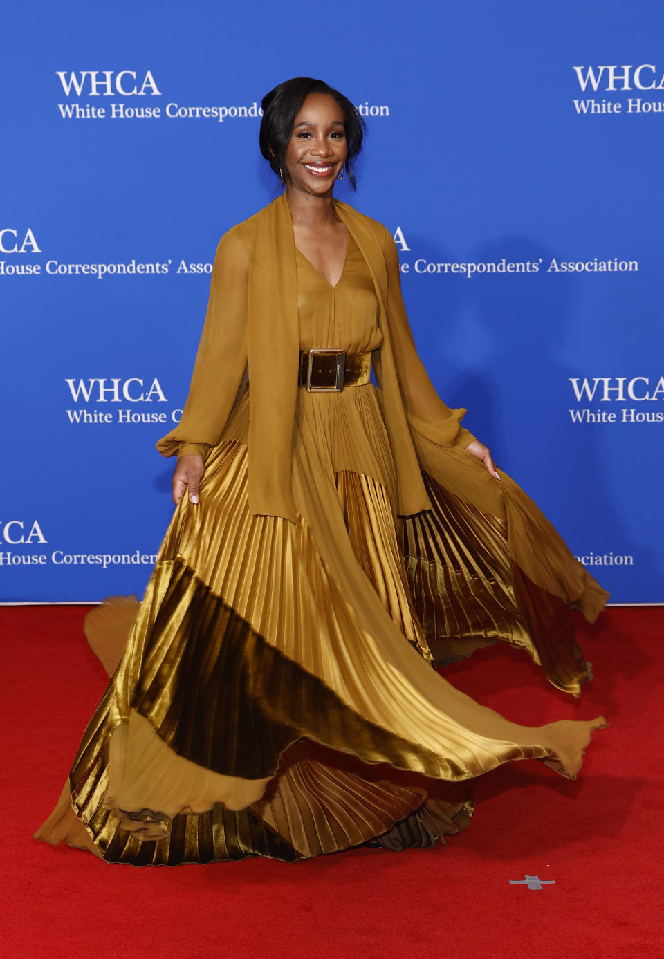 WASHINGTON, DC - APRIL 27: Abby Phillip attends the 2024 White House Correspondents' Dinner at The Washington Hilton on April 27, 2024 in Washington, DC. (Photo by Paul Morigi/Getty Images)