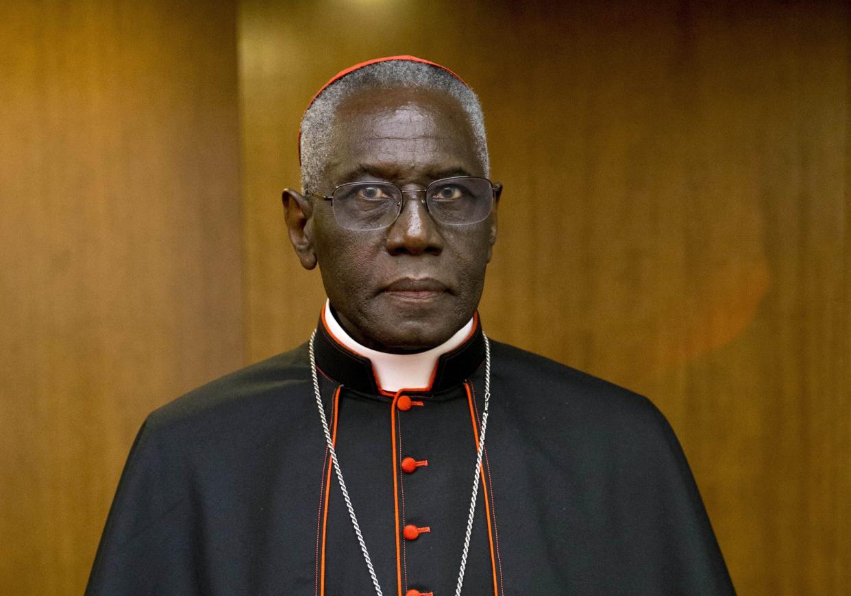Conservative Cardinal Robert Sarah, who often clashed with Pope Francis, steps down from post.