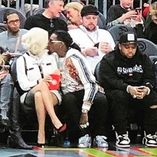 Court-side Style: Cardi B Wore a The North Face x Gucci Jacket